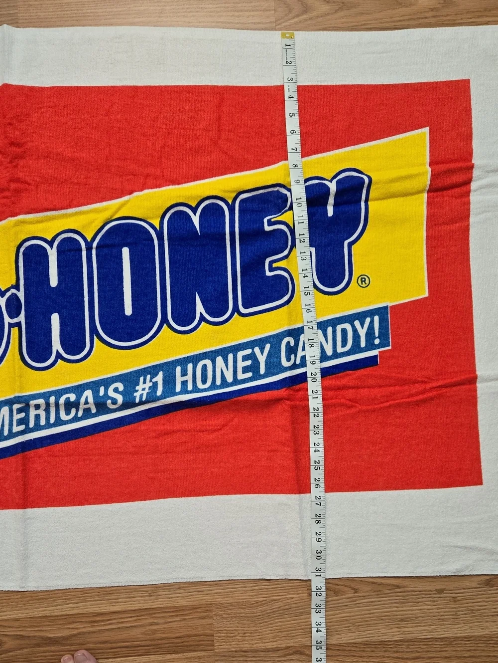 Vintage 90s Bit O Honey Logo Beach Towel